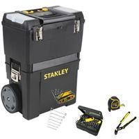 Stanley gereedschapskoffer Essential Workcenter – 38 stuks