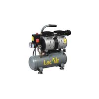 LACME Lacmé - Geräuschloser Kompressor ohne Öl 0,75CV Einphasig 6,2m3/h 6L - Silent 6/6 SH -