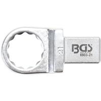 BGS TECHNIC Einsteck-Ringschlüssel | 21 mm | Aufnahme 14 x 18 - 