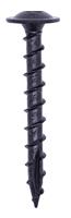 Woodies paalhouderschroeven 8.0 x 50 mm - tellerkop - staal - zwart - TX40 (Per 50 stuks)