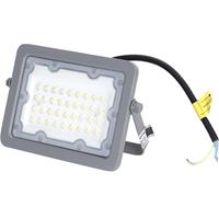 BES LED LED Bouwlamp - Aigi Zuino - 30 Watt - Natuurlijk Wit 4000K - Waterdicht IP65 - Kantelbaar - Mat Grijs - Aluminium