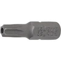 BGS TECHNIC Bit | Länge 25 mm | Antrieb Außensechskant 6,3 mm (1/4') | T-Profil (für Torx) mit Bohrung T27 - 