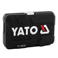 YATO Steckschlüsselsatz Knarrenkasten Werkzeugkoffer TYP2 3/8' XS 22 TLG.