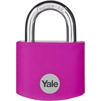 Yale Alu Hangschloss 32 mm pink