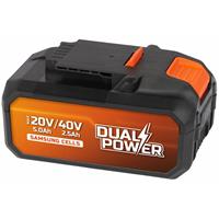 Powerplus POWDP9037 2x20V Accu - 5.0/2.5Ah