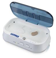 AMPLICOMMS Trocknungsbox für Hörgeräte DryBox200 mit eingebautem Batterietester - 
