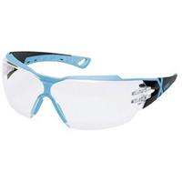Uvex pheos cx2 9198261 Veiligheidsbril Incl. UV-bescherming Lichtblauw, Zwart DIN EN 166, DIN EN 170