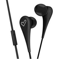 Energy Sistem Ohrhörer  style 1+ schwarz In-Ear-Headset, eingebautes Mikrofon, Talk Control, Flachkabel 3,5 mm Klinke
