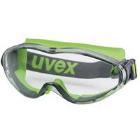 Uvex Uvex ultrasonic 9302275 Ruimzichtbril Incl. UV-bescherming Grijs, Groen DIN EN 166, DIN EN 170
