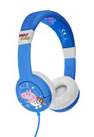 OTL TECHNOLOGIES Peppa Pig George Rock - Kabelgebundene Kopfhörer für Kinder, Blau - 