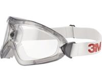 3M Schutzbrille für Elektroarbeiten 2890SC1, klar/grau – Vollsichtschutzbrille für Elektrowerkzeug- & Farbspritzarbeiten – Anti-Kratz- &