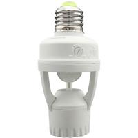 BARCELONA LED Adapter für E27 LED-Lampe mit 360° PIR-Bewegungssensor IP20