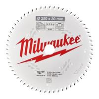 Milwaukee Accessoires Cirkelzaagblad MS W 250x30x2,8x60ATB - 4932472016 - 4932472016