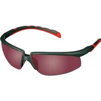 3M S2024AS-RED Veiligheidsbril Spiegelend, Met anti-kras coating Rood, Grijs DIN EN 166