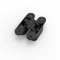 Argenta 3D verstelbaar, onzichtbaar scharnier, invisible medium, mat zwart ral 9005