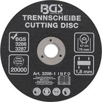 BGS TECHNIC Trennscheibe | Ø 75 x 1,8 x 9,7 mm - 