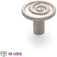 REI M÷belknopf | Zeitgen÷ssischer Stil | Hergestellt aus Zamak | Satin Nickel Finish | Gr÷℃en 134*92*80 mm | Sch