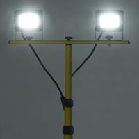 VIDAXL LED-Fluter mit Stativ 2x30 W Kaltweiß