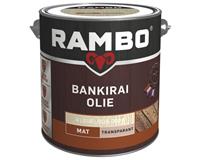 Rambo bankirai olie transparant kleurloos 750 ml