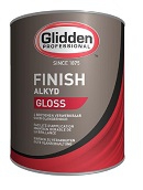 Glidden alkyd finish gloss wit 2.5 ltr