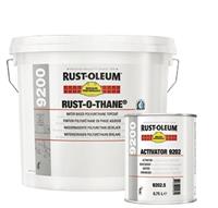 Rust-oleum rust-o-thane 9200 zijdeglans polyurethaan transparant set 5 ltr