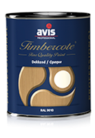 Avis timbercote dekkend okergeel 1 ltr