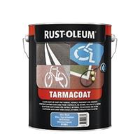 Rust-oleum tarmacoat sneldrogende vloerverf ral 5017 verkeersblauw 5 ltr