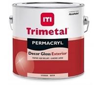 Trimetal permacryl decor gloss exterior kleur 1 ltr