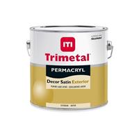 Trimetal permacryl decor satin exterior lichte kleur 2.5 ltr