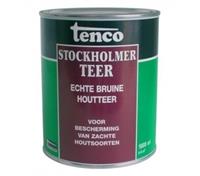 Tenco stockholmer-teer bruin 4 ltr