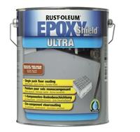 Rust-oleum epoxyshield ultra 1k vloercoating waterbasis ral 7001 staalgrijs 5 lt