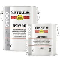 Rust-oleum 9100 epoxy deklaag high-solid ral 7001 zilvergrijs set 5 ltr