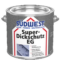 Sudwest super dickschutz eg db-703 grijs 2.5 ltr