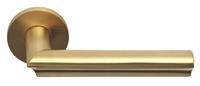 Formani Deurkruk David Rockwell ECLIPSE DR102-G geveerd op rozet - PVD mat goud
