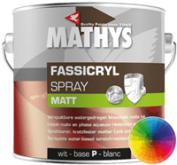Mathys fassicryl mat spray wit 2.5 ltr