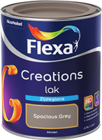 Flexa creations lak zijdeglans 3026 spacious grey 750 ml