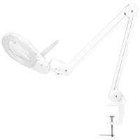 LogiLink LED-Lupenleuchte, mit Tischklemme, weiß
