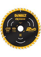 Dewalt DEWALT DT20433-QZ Cirkelzaagblad 210 x 30 x 2.4 mm Aantal tanden: 40 1 stuk(s)