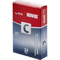 Novus Nietjes type 4 2000 stuk(s)  105109800 Afm. (l x b) 23 mm x 6 mm