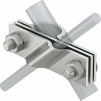 OBO 2760 20 V4A (5 StÃ¼ck) - Connection clamp for earth rods 20 mm 2760 20 V4A