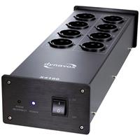 sintron Dynavox HiFi-Netzfilter X4100B, Mehrfach-Steckdose mit 8 Steckplätzen, mit LED-Kontrollleuchte für korrekte Phasenlage, Schwarz