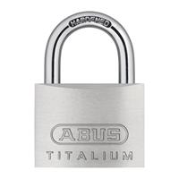 ABUS Cilinderhangslot, 54TI/50 lock-tag, VE = 6 stuks, zilverkleurig