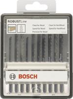 Bosch Stichsägeblatt-Set Robust Line Wood Expert T-Schaft 10-teilig