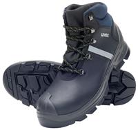 Uvex 2 construction Schnürstiefel S3, schwarz/blau, Gr. 36