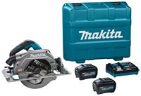 Makita HS010GT201 Max Cirkelzaag 235 mm 40V met 2x 5.0Ah Accu & snellader in kunststof koffer