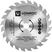 VONROC Cirkelzaagblad - 185x20mm - 24 tanden - Geschikt voor hout - Universeel