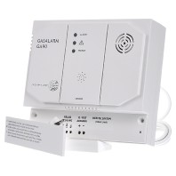Indexa GA90-230 - Gas detector for alarm system white GA90-230