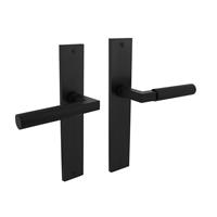 Intersteel Deurkruk Bau-Stil op schild blind - mat zwart