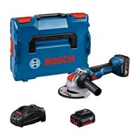 Bosch GWX 18V-10 Professional | Accu Haakse slijper met X-LOCK | L-BOXX | GBA 18V 5.0Ah - 06017B0102