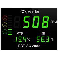 pceinstruments PCE Instruments PCE-AC 2000 CO₂-meter Temperatuur, Vochtigheid, Koolstofdioxide
